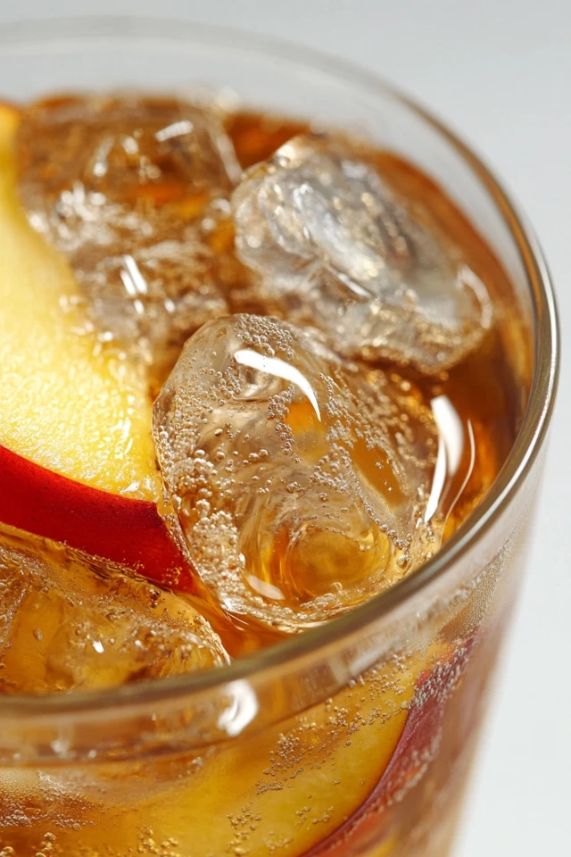 Ginger Peach Iced Tea: Sweet, Spicy, and So Refreshing