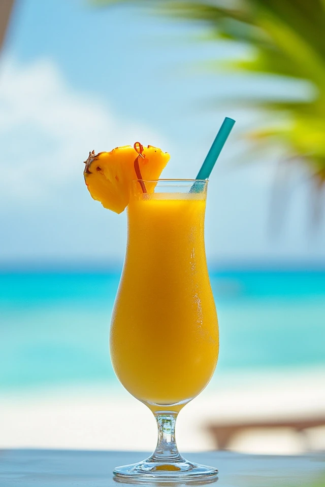 Tropical Pineapple Mango Smoothie for a Sweet Escape