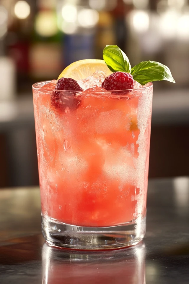 Berry Basil Lemonade Mocktail: Refreshing and Kid-Friendly