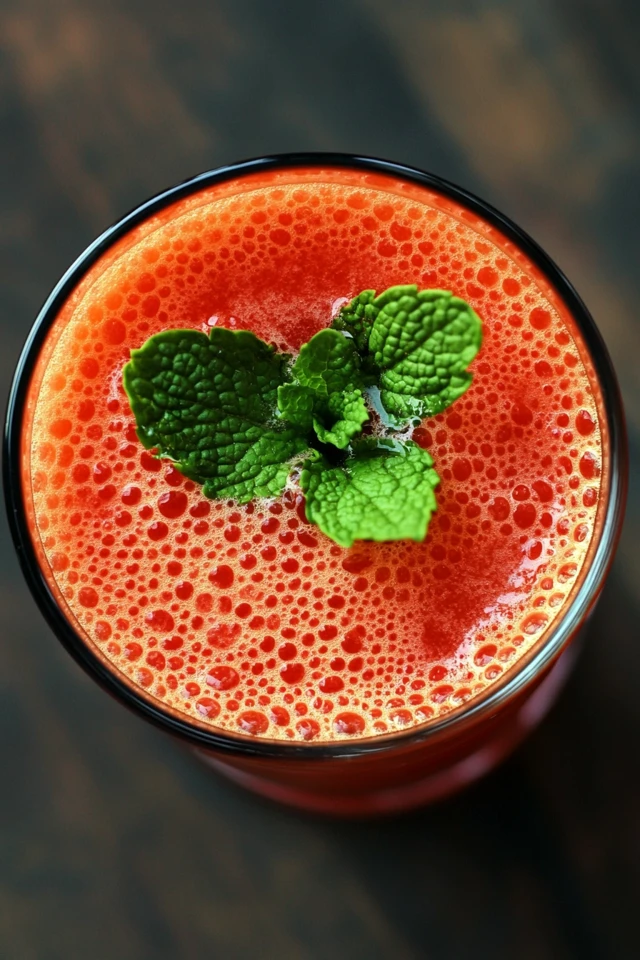 Watermelon Mint Juice: Refreshing and Hydrating