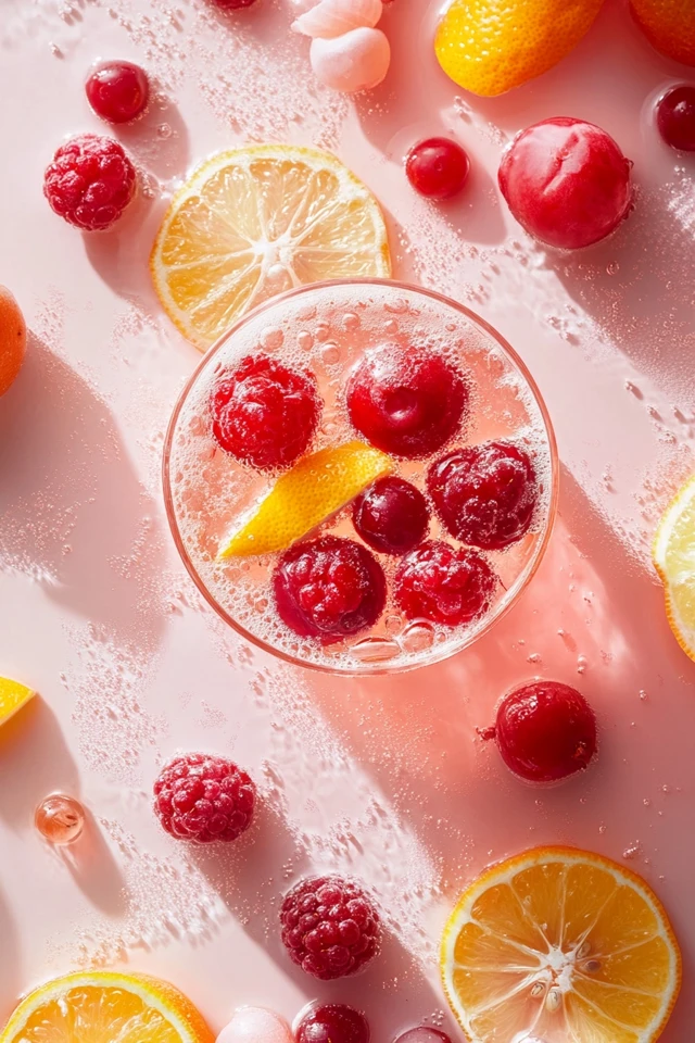 Rosé Sangria with Berries and Citrus for Summer