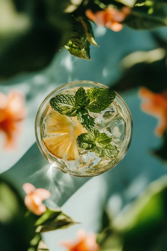 Pineapple Mint Water for a Tropical Hydration Boost