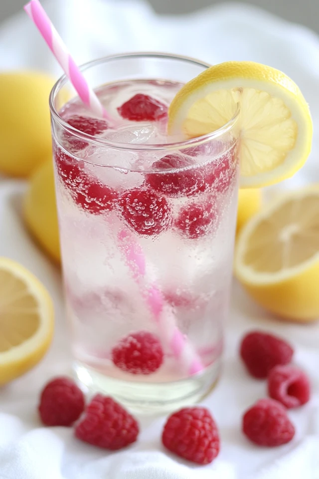 Raspberry Lemon Infused Water for a Bright Refresh