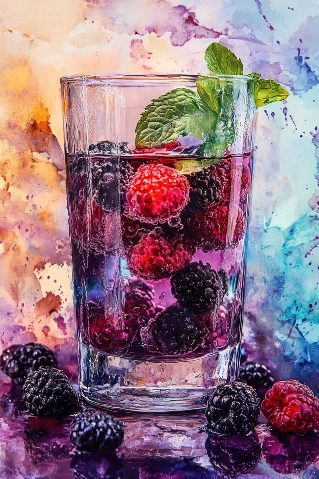 Blackberry Mint Water for a Berry-Flavored Hydration