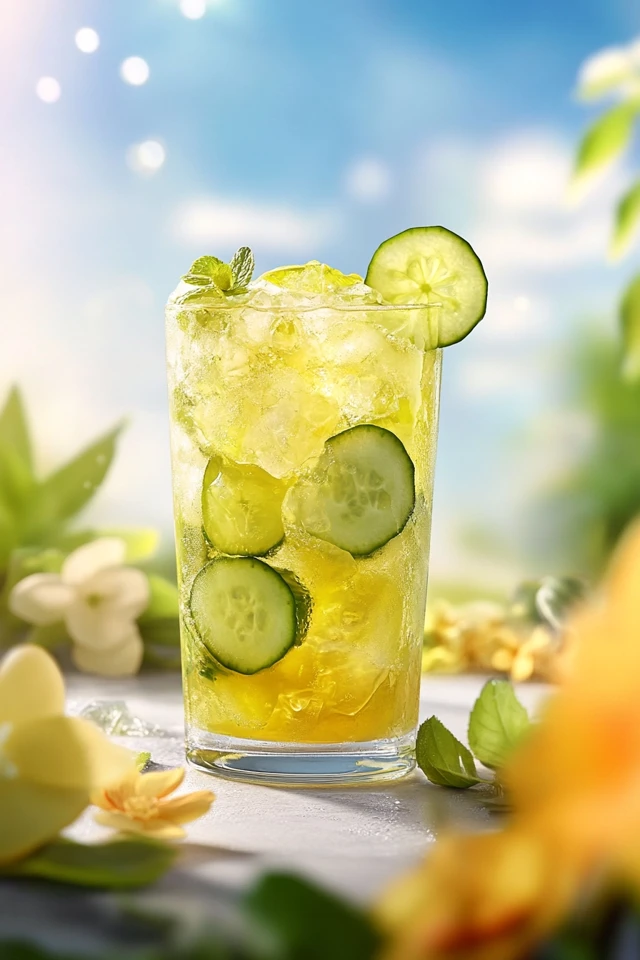 Cucumber Lime Cooler: A Non-Alcoholic Summer Treat