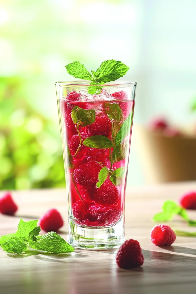 Raspberry Mint Cooler: A Refreshing Berry Sip