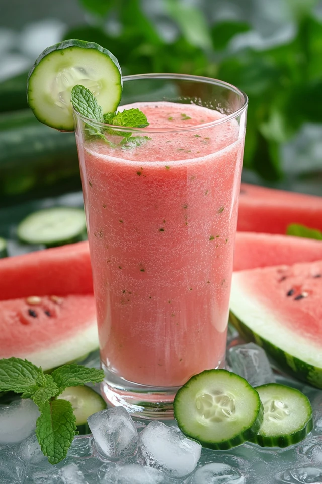 Watermelon Cucumber Juice: Sweet, Hydrating, and Crisp