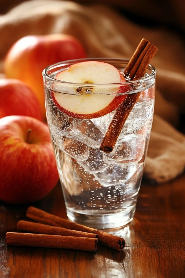 Apple Cinnamon Infused Water: A Sweet, Cozy Refreshment