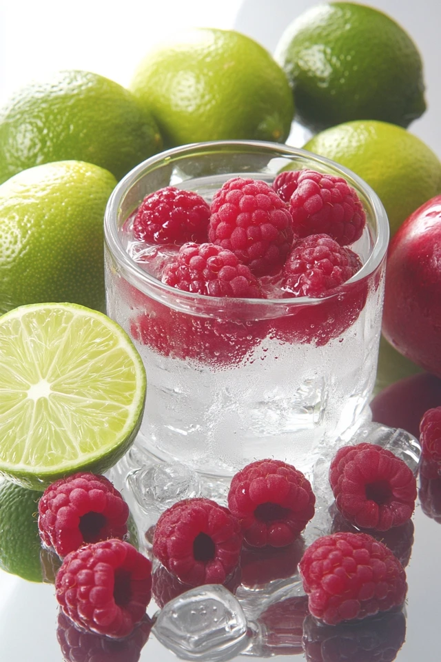 Raspberry Lime Infused Water: Sweet, Tangy, and Zesty