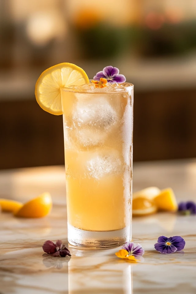 Orange Blossom Honey Lemonade: A Subtle Floral Touch