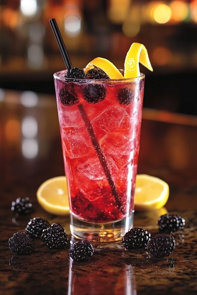 Blackberry Lemon Spritzer: A Sophisticated Non-Alcoholic Option