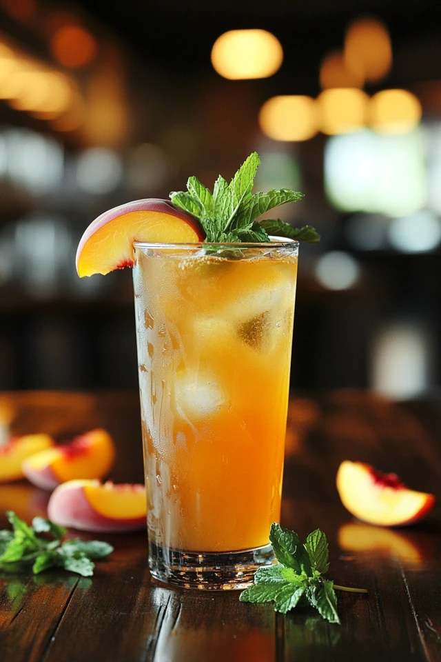 Peach Iced Tea Lemonade: A Southern Classic