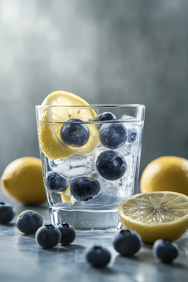 Blueberry Lemon Infused Water: Sweet, Tart, and Refreshing