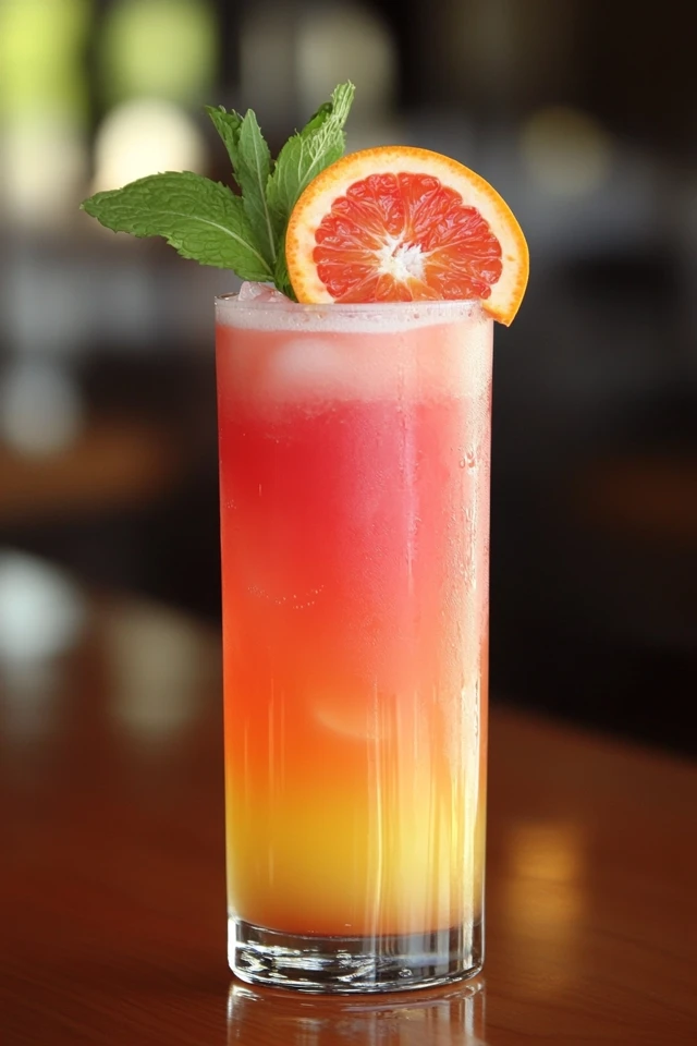 Citrus Sunrise Juice: A Bright Blend of Oranges and Grapefruit