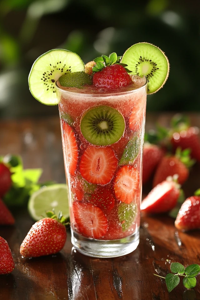 Strawberry Kiwi Smoothie: A Vibrant, Vitamin-C Packed Sip