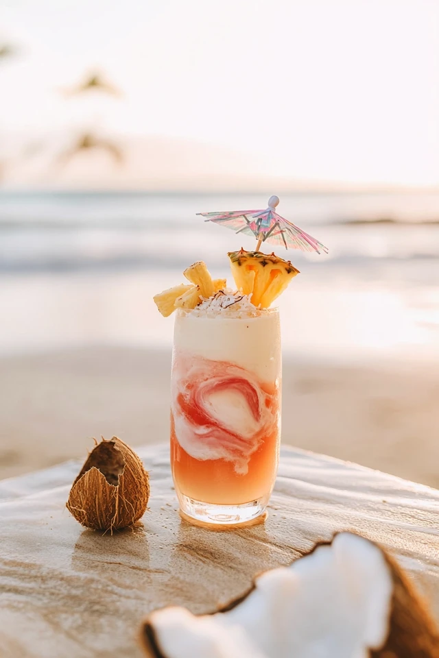 Tropical Coconut Rum Punch: A Paradise in Every Sip