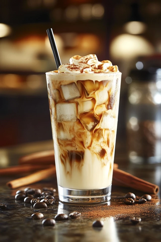 Iced Cinnamon Dolce Latte: A Sweet, Spicy Cool Down