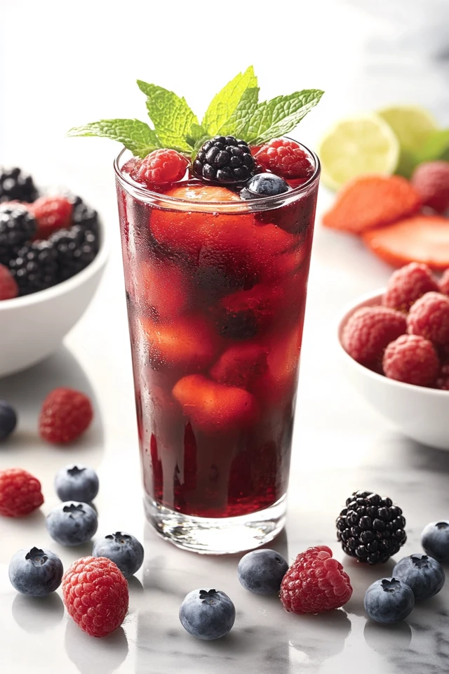 Berry Antioxidant Juice: A Power-Packed Berry Blend