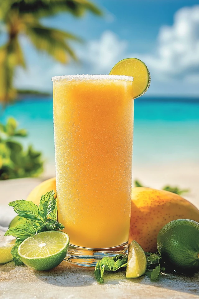 Frozen Mango Margarita: A Tropical Escape in a Glass