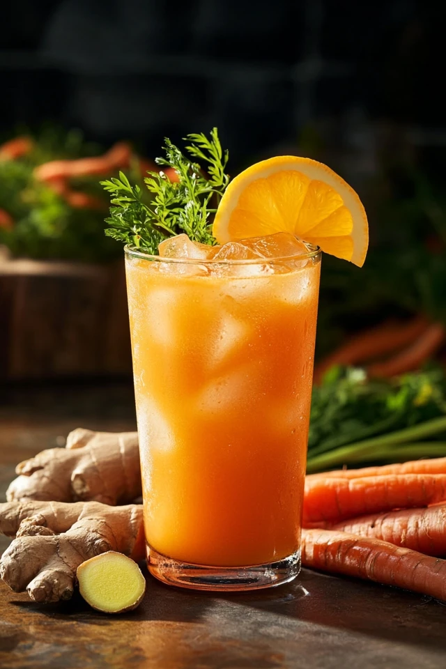 Carrot Ginger Lemon Juice: A Spicy, Energizing Kick