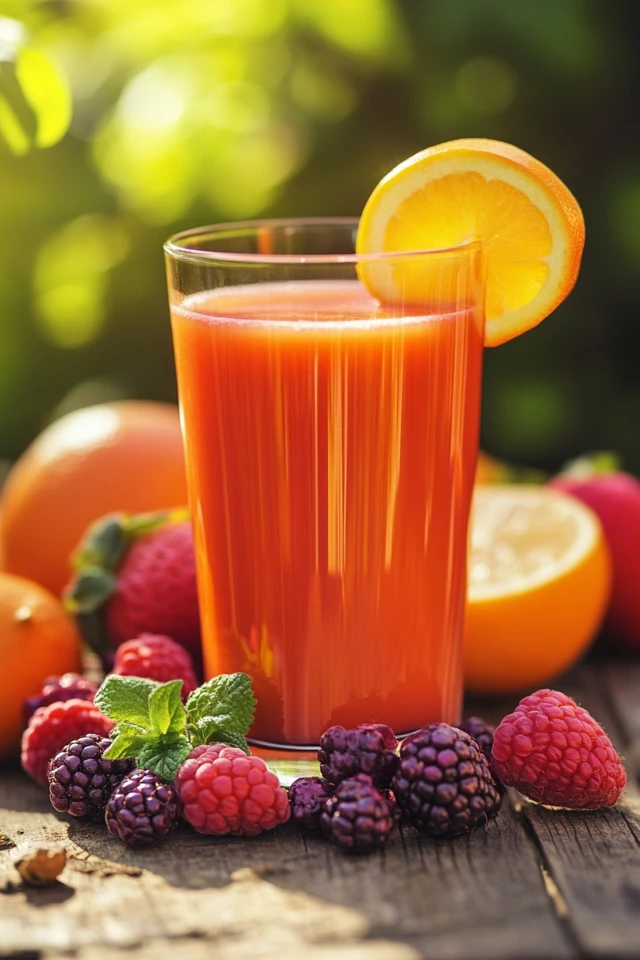 Mixed Berry Citrus Juice: A Sweet and Tart Fusion