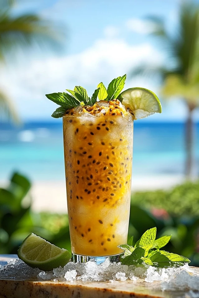 Tropical Passionfruit Mojito: A Burst of Island Flavor