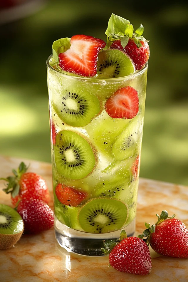 Kiwi Strawberry Infused Water: A Fruity, Hydrating Delight