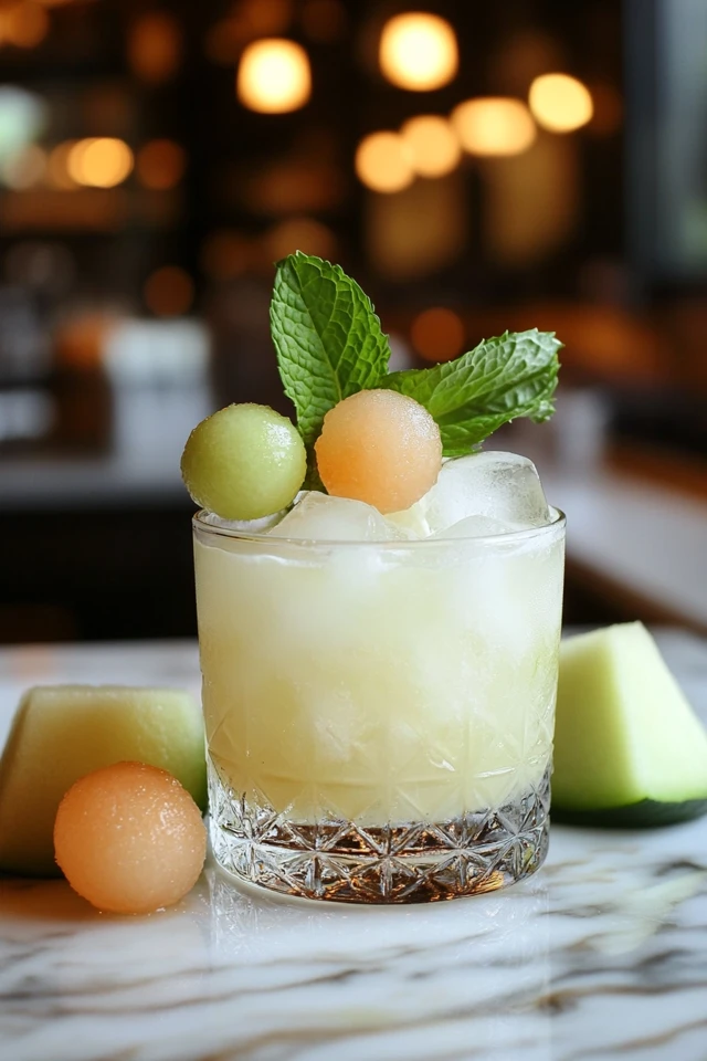 Honeydew Melon Cooler: A Light and Refreshing Drink