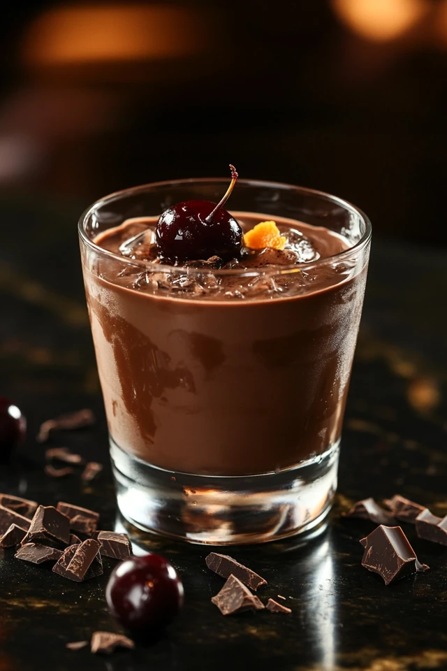 Chocolate Cherry Old Fashioned: Decadence in a Glass