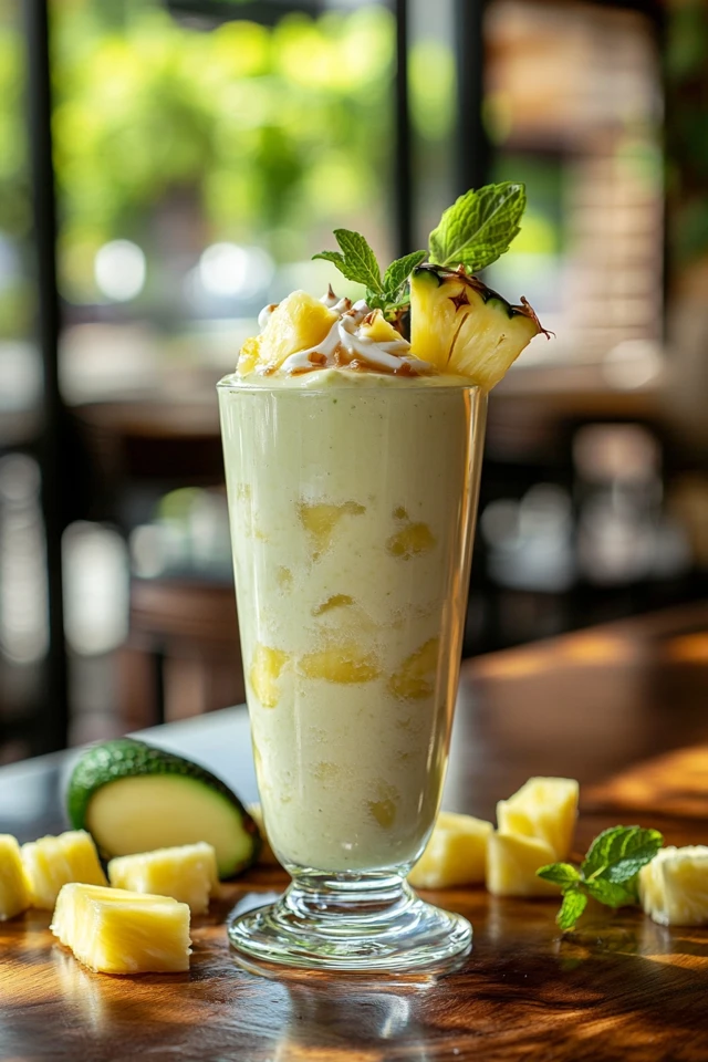 Avocado Pineapple Smoothie: Creamy and Refreshing