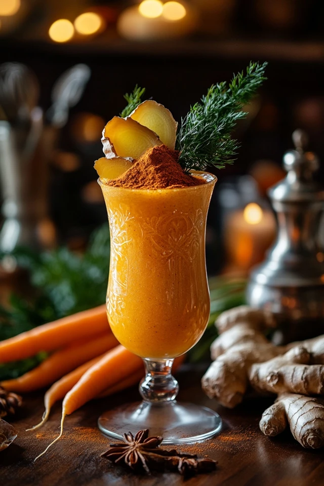 Carrot Ginger Smoothie: A Spicy and Sweet Power Boost