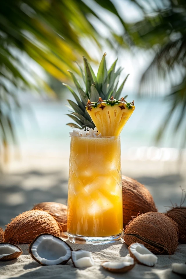 Pineapple Coconut Juice: Tropical Sweetness in Every Sip