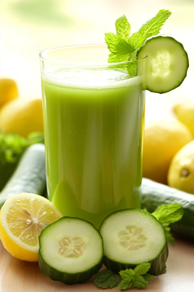 Lemon Cucumber Mint Juice: Cool, Refreshing, and Hydrating