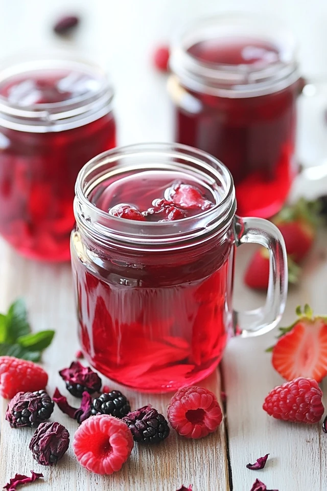 Hibiscus Berry Tea: A Tangy, Fruity Herbal Infusion