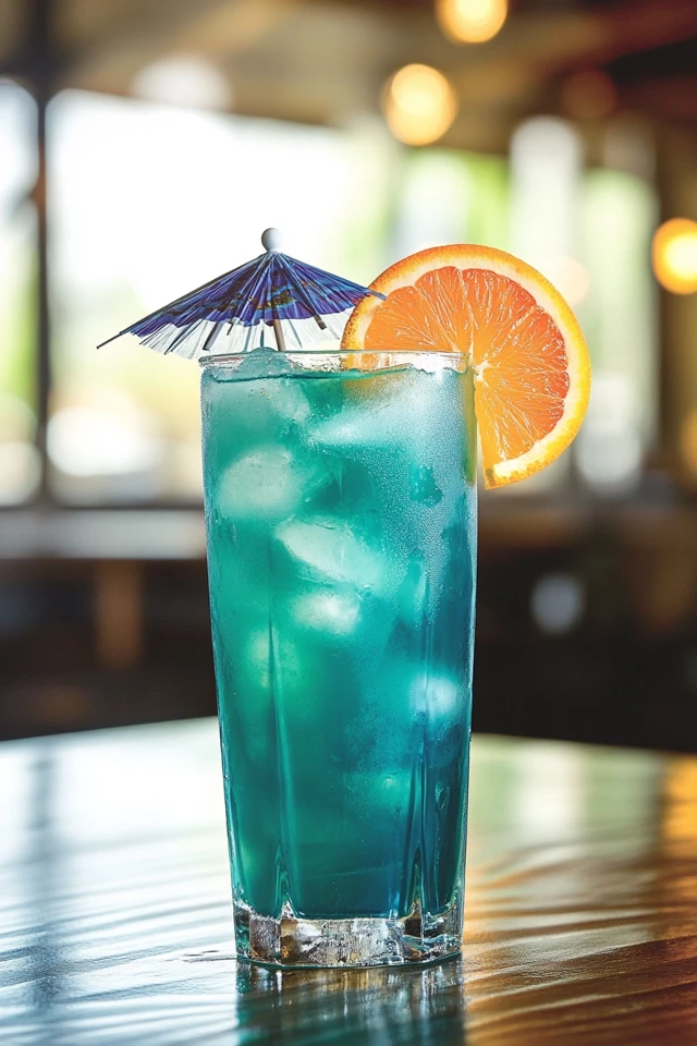 Blue Lagoon: A Tropical Vodka Cocktail