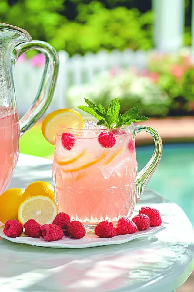 Raspberry Lemonade Vodka Punch: A Fruity, Refreshing Cocktail