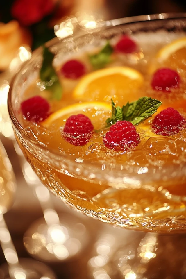 Champagne Punch: A Sparkling, Light Party Cocktail