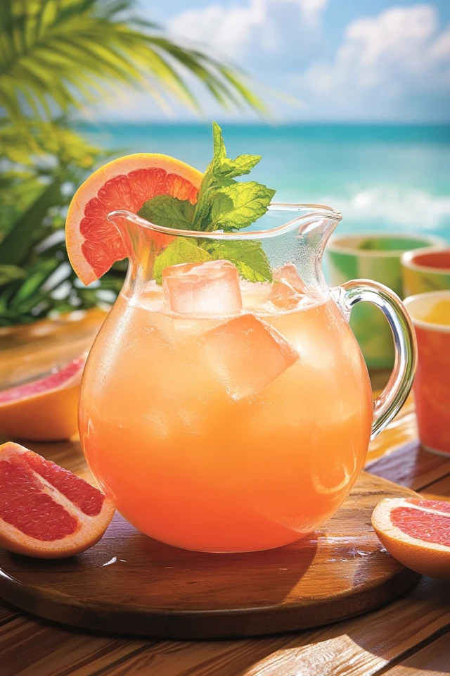 Grapefruit Rum Punch: A Tangy, Citrusy Punch