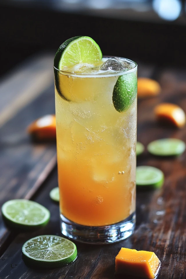 Mango Lime Fizz: A Tropical Citrus Explosion