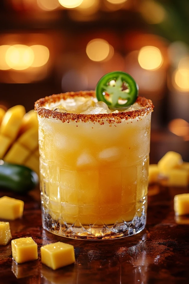 Spicy Mango Mezcal Margarita: Smoky and Bold