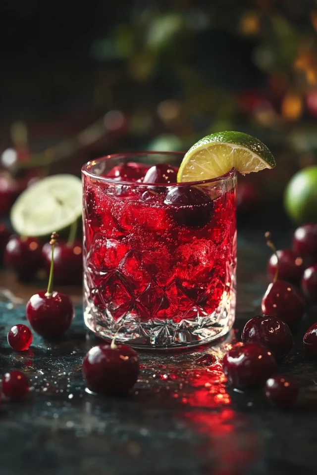 Cherry Lime Juice: Sweet, Tart, and Refreshing