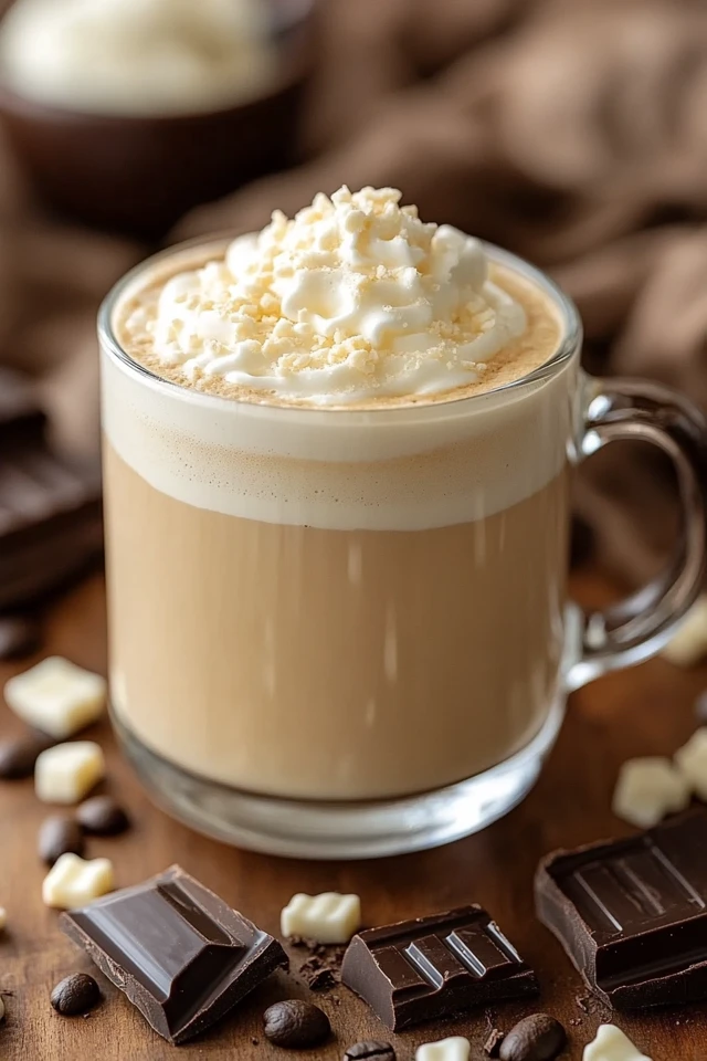 White Chocolate Mocha Latte: A Sweet and Creamy Coffee Dream