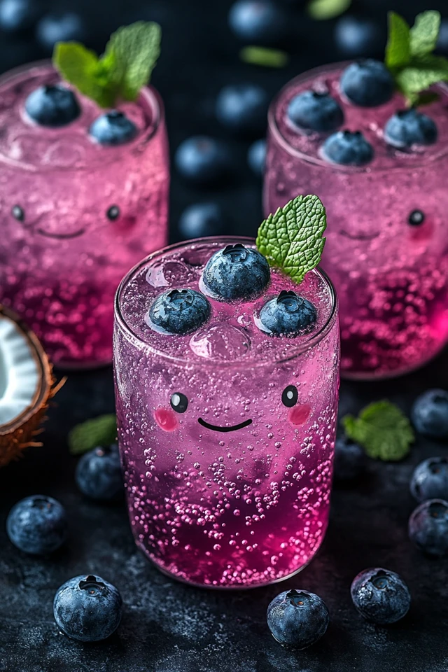 Blueberry Coconut Water Juice: A Hydrating Berry Bliss