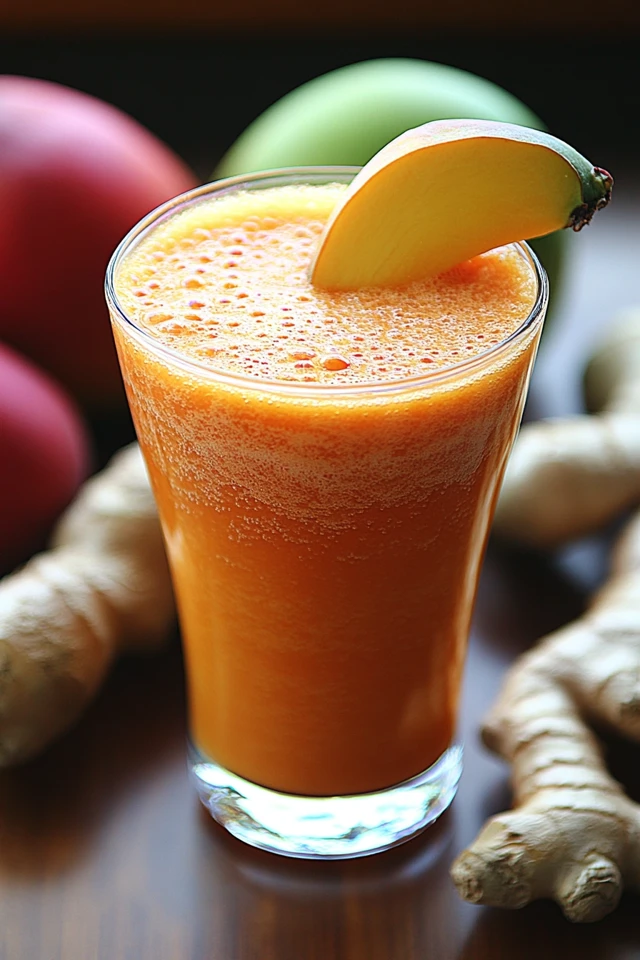 Mango Ginger Juice: A Tropical Spicy Drink