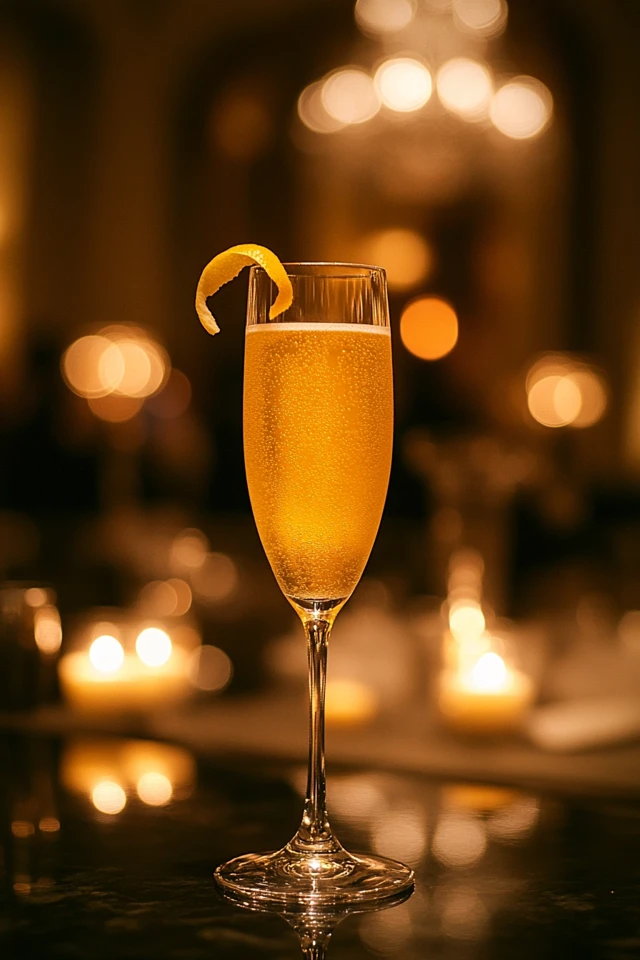 Elderflower French 75: A Floral Champagne Dream