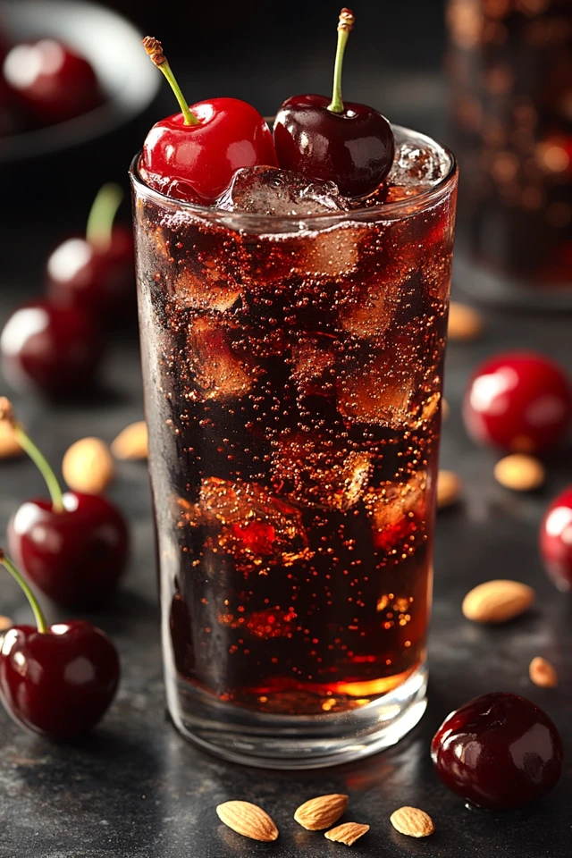 Cherry Almond Sparkler: A Subtle Sweet Blend