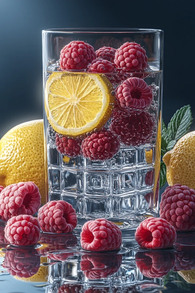 Lemon Raspberry Infused Water: Tangy, Sweet, and Refreshing