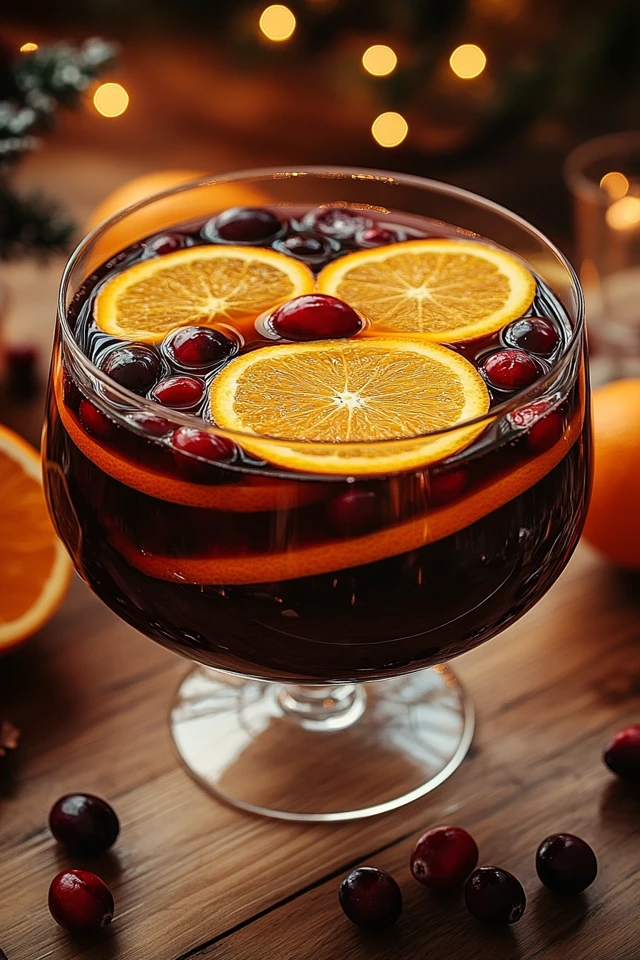 Orange Cranberry Punch: A Sweet and Tart Holiday Drink