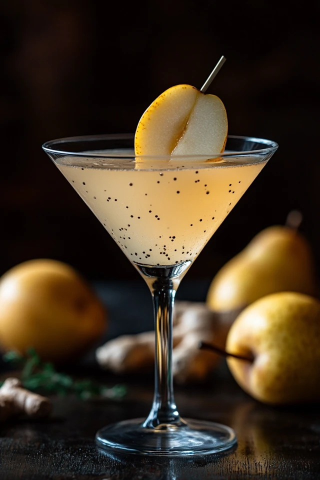 Ginger Pear Martini: Sweet and Spicy Balance