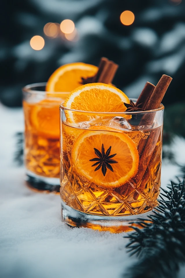 Orange Spiced Whiskey Punch: A Warm, Sweet Holiday Cocktail